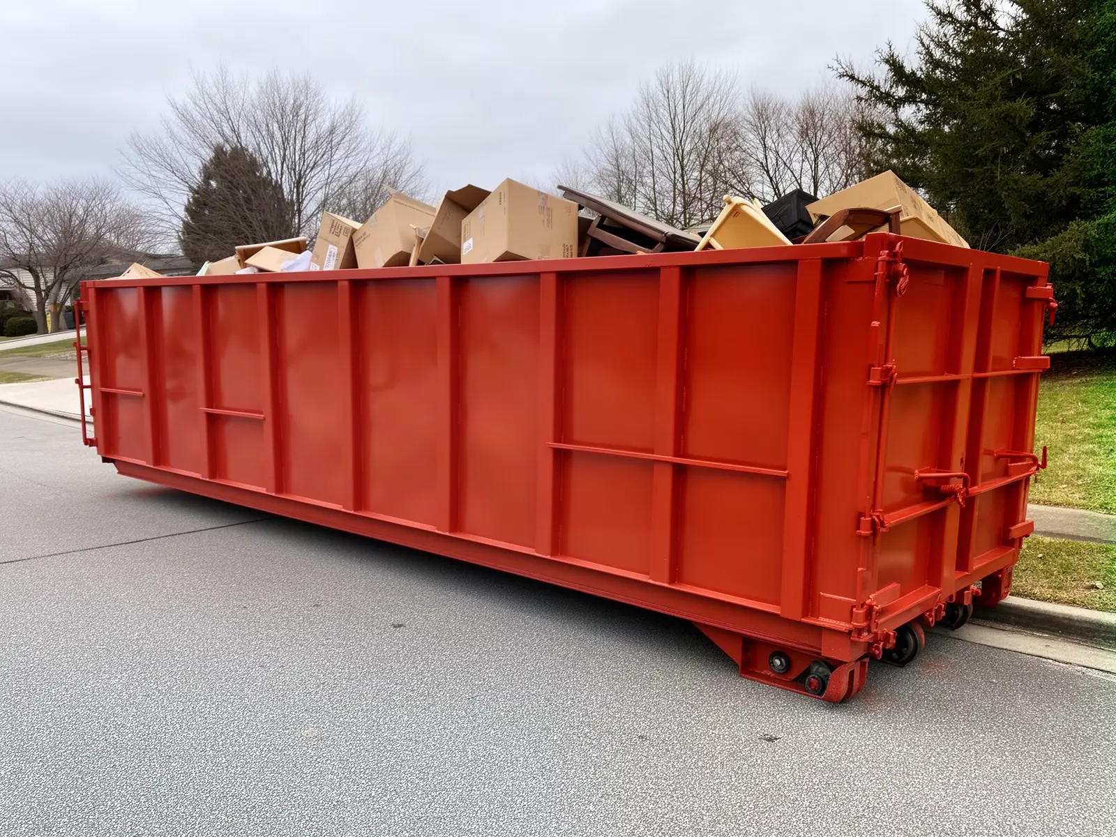 Roll-off dumpster from 3 Bros Dumpster Rental in Englewood, FL